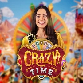 Crazy Time logo by Evolution at Spellwin Casino