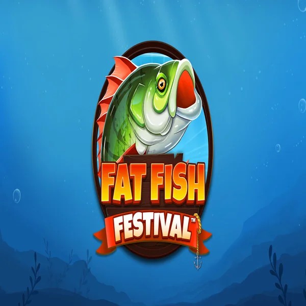 Fat Fish Festival slot logo by Wishbone Games at Spellwin Casino