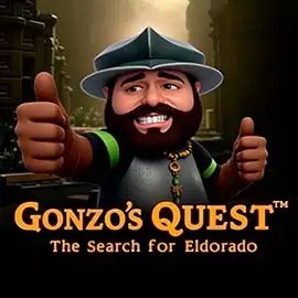 Logo of Gonzo's Quest from NetEnt at Spellwin Casino