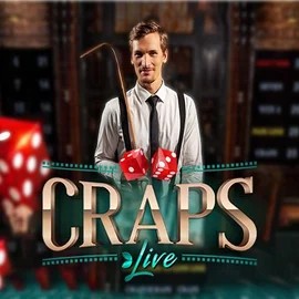 Official Live Casino logo: Live Craps by Evolution at Spellwin Casino